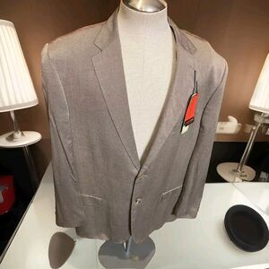 NWT Pronto Moda Elite Brown Blazer/ Suit Jacket Sport Coat Sz:46R